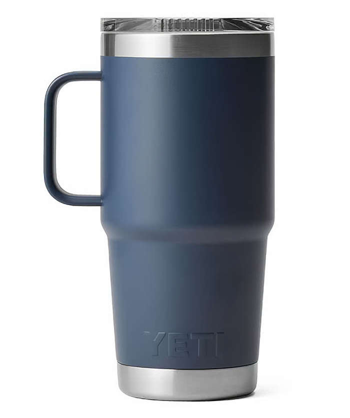 YETI Laser Engraved 20 oz. Rambler Travel Mug with Stronghold Lid
