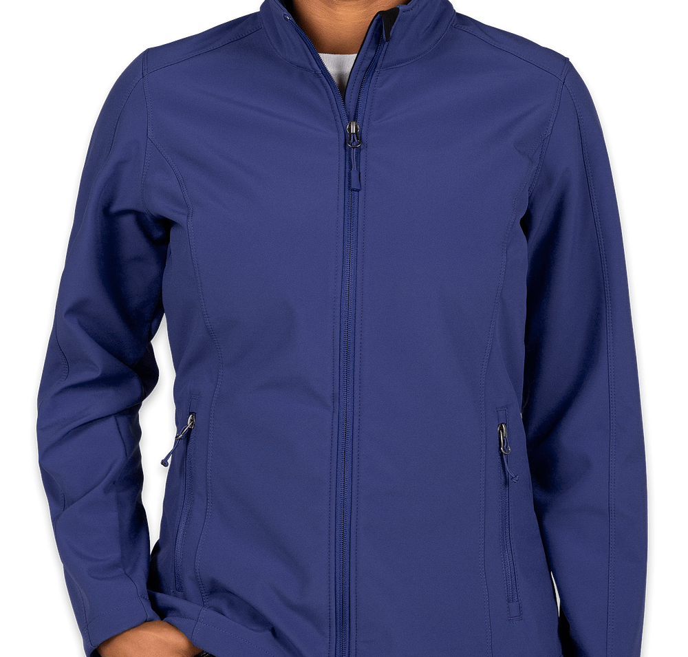 Port Authority Women's Core Fleece Lined Soft Shell Jacket - Embroidered-default