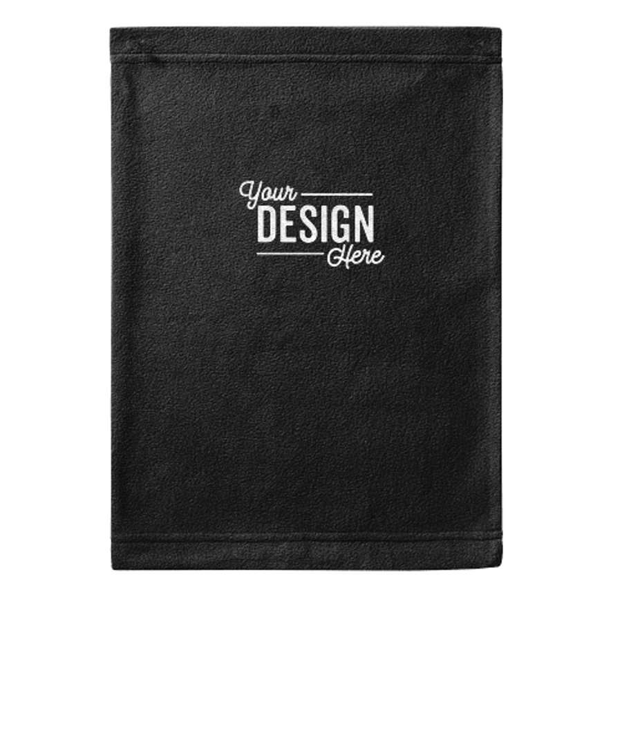 Customized Port Authority Midweight Microfleece Gaiter in Black