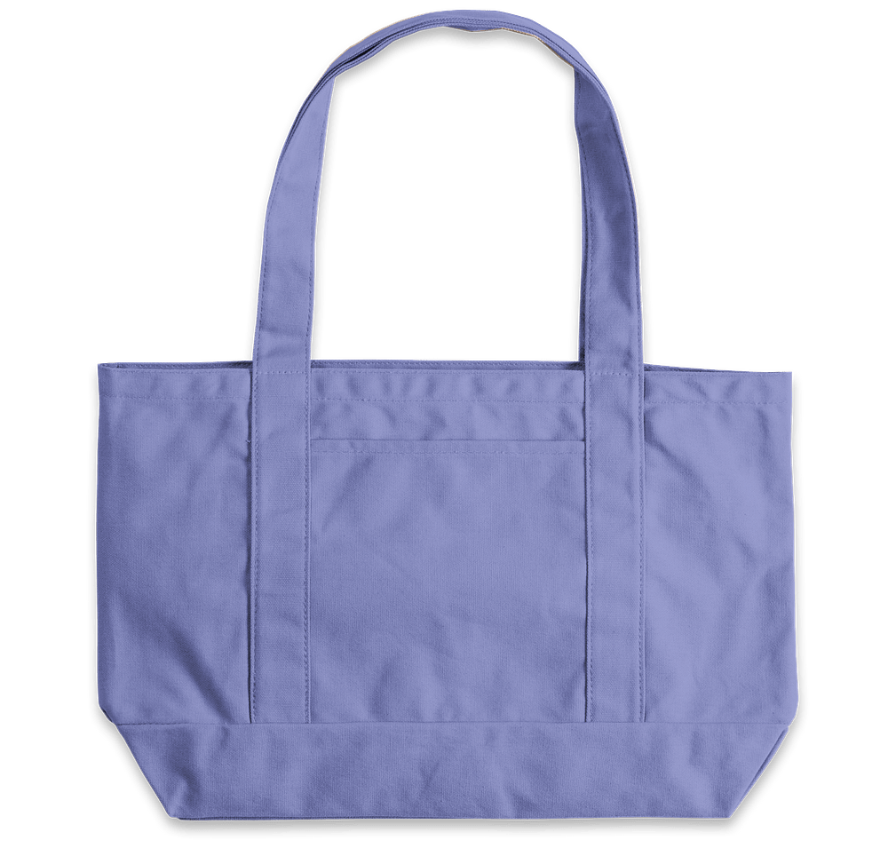 Large Midweight Gusseted Pigment Dyed Tote Bag-default
