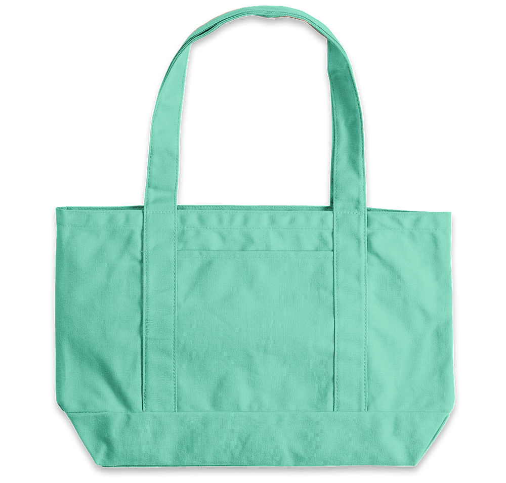 Embroidered Large Midweight Gusseted Pigment Dyed Tote Bag-default