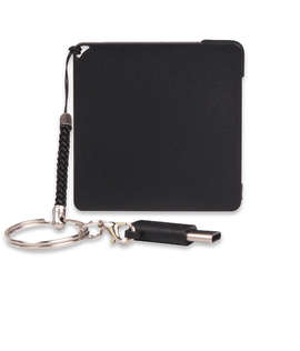 iClick 3-in-1 Flip 600 mAh Power Bank - Color: Black