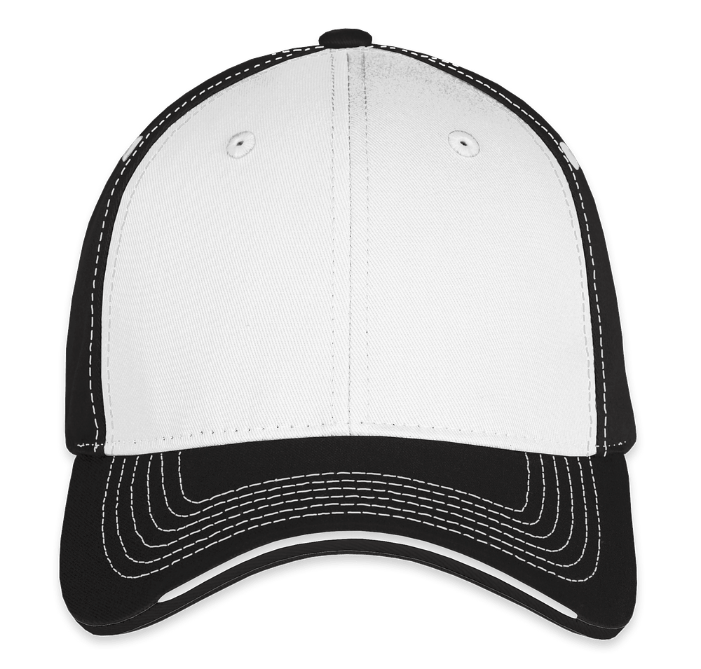 Sportsman Tri-Color Contrast Stitched Hat-default