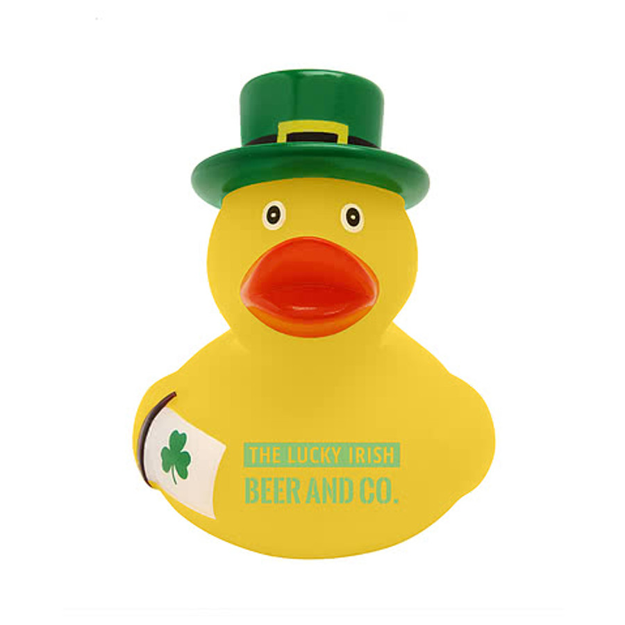 St. Patrick's Day Rubber Duck in YELLOW