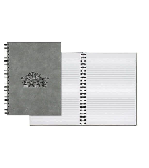 Castelli Debossed WireO Chia Grande XL Spiral Hard Cover Notebook