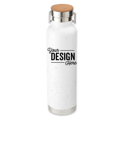 22 oz. Thor Speckled Copper Vacuum Insulated Water Bottle - White