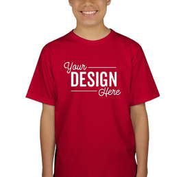 Canada - Gildan Youth Ultra Cotton T-shirt - Color: Cherry Red