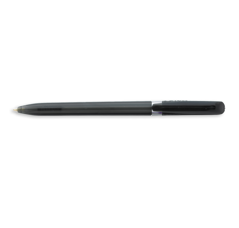 Pivo Clear Chrome Ballpoint Pen (black ink)-default