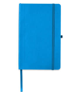 Debossed Core365 Soft Cover Bound Notebook - Color: Electric Blue