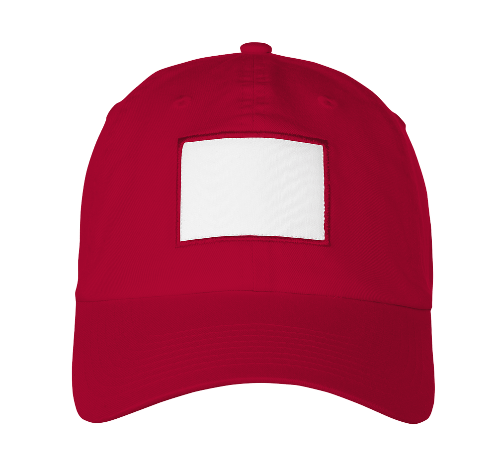 Ahead Largo Washed Twill Baseball Hat - White Rectangle Patch - Printed-default