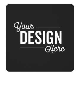 Square Cardboard Coaster - Color: Black