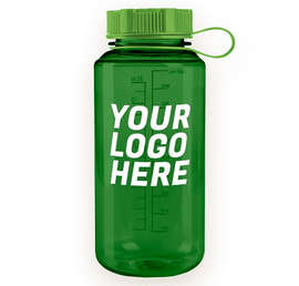 32 oz. Polycarbonate Water Bottle - Color: Green
