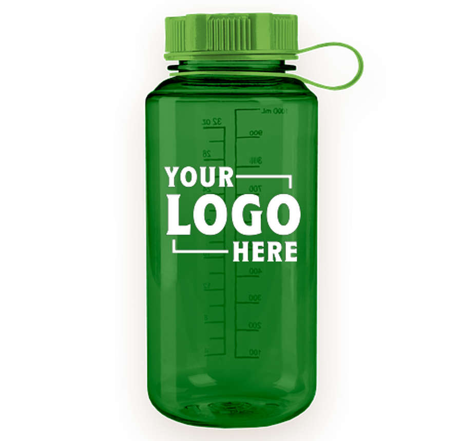 32 oz. Polycarbonate Water Bottle in Green