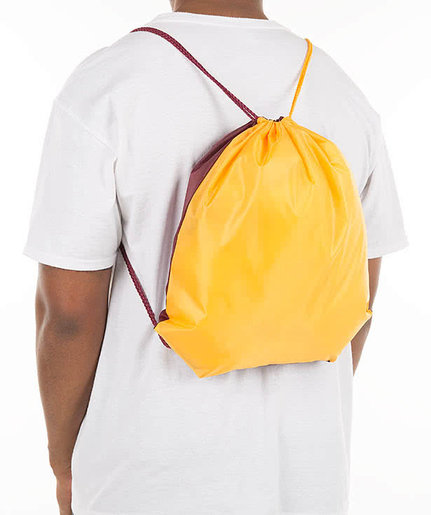 Spirit Two-Tone Drawstring Bag