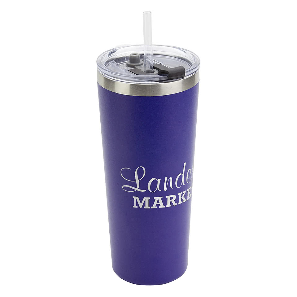 Full Color 20 oz. Brighton Stainless Steel Insulated Tumbler