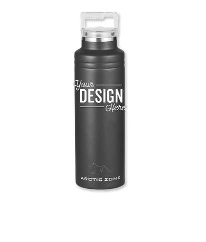 Arctic Zone 20 oz. Copper Vacuum Insulated Water Bottle - Black