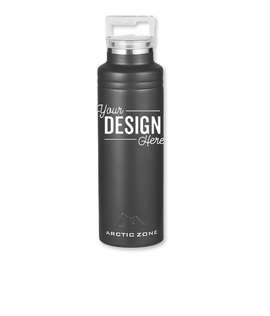 20 oz. Arctic Zone Copper Vacuum Insulated Water Bottle - Color: Black