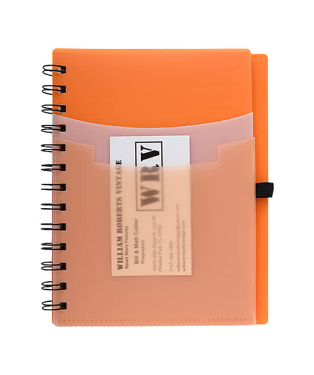Tri-Pocket Soft Cover Spiral Notebook