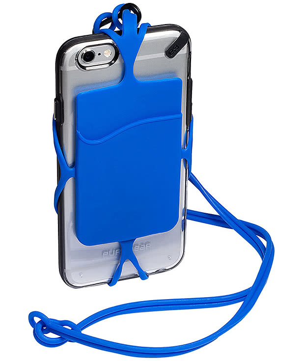 Strappy Phone Wallet with Detachable Lanyard