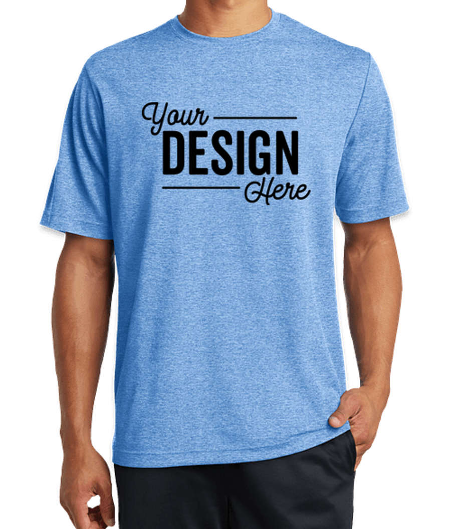 Sport-Tek RacerMesh Performance Shirt in True Royal Heather