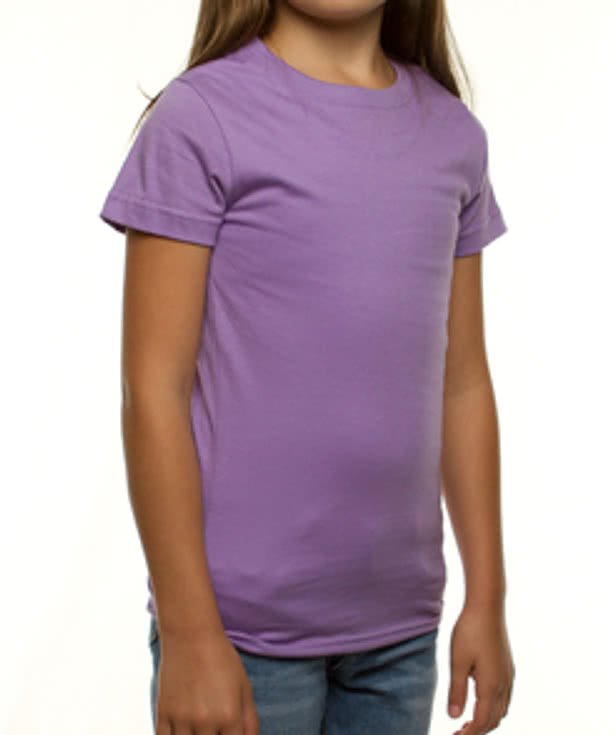 LAT Youth Girls Longer Length Jersey T-shirt