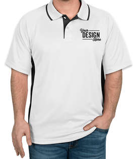 Charles River Tipped Pique Performance Polo