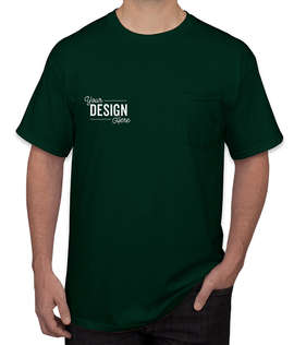 Canada - Gildan Ultra Cotton Pocket T-shirt - Color: Forest