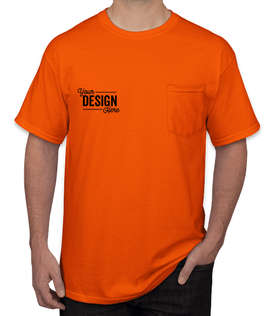 Canada - Gildan Ultra Cotton Pocket T-shirt - Color: Orange