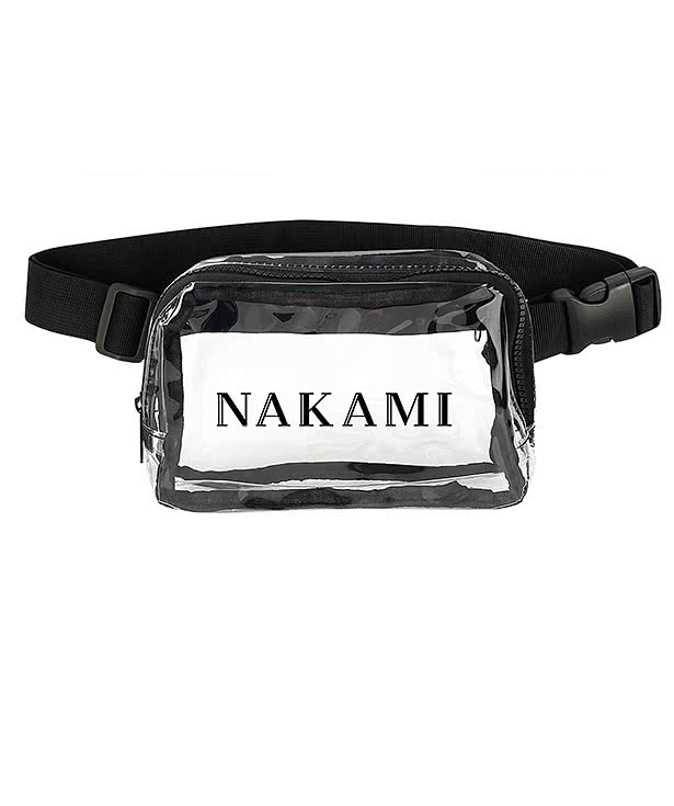 Anywhere Adjustable Clear Fanny Pack