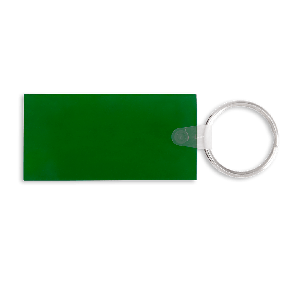 Rectangle PVC Keychain-default