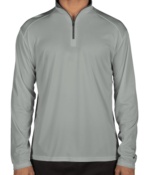 Custom Sport-Tek Tri-Blend Quarter Zip Performance Shirt