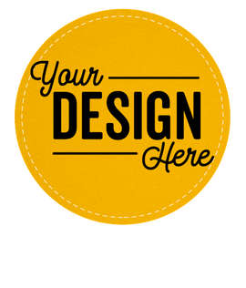 Circle Cardboard Coaster - Color: Athletic Gold