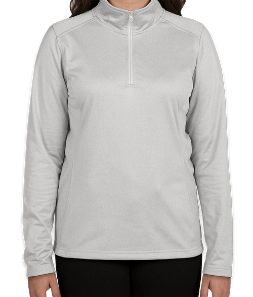 CALOER Women Lightweight Zip Pullover Sweatshirt Long Sleeve Quarter Shirts Tops with Pocket 