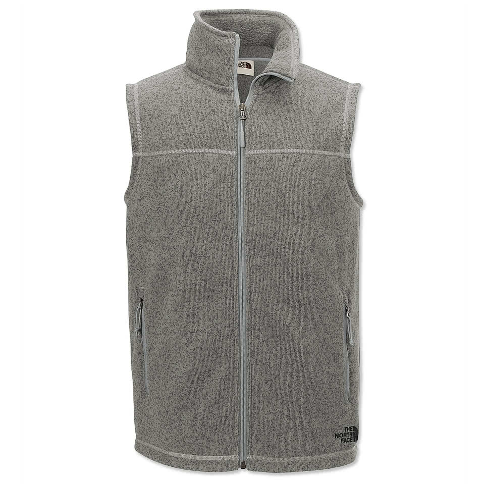 Custom The North Face Sweater Fleece Vest - Design Vests