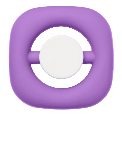 Silicone Spinner Stress Toy in Purple