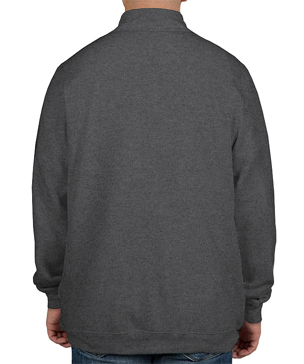 Edwards Cotton Blend Quarter Zip Sweatshirt