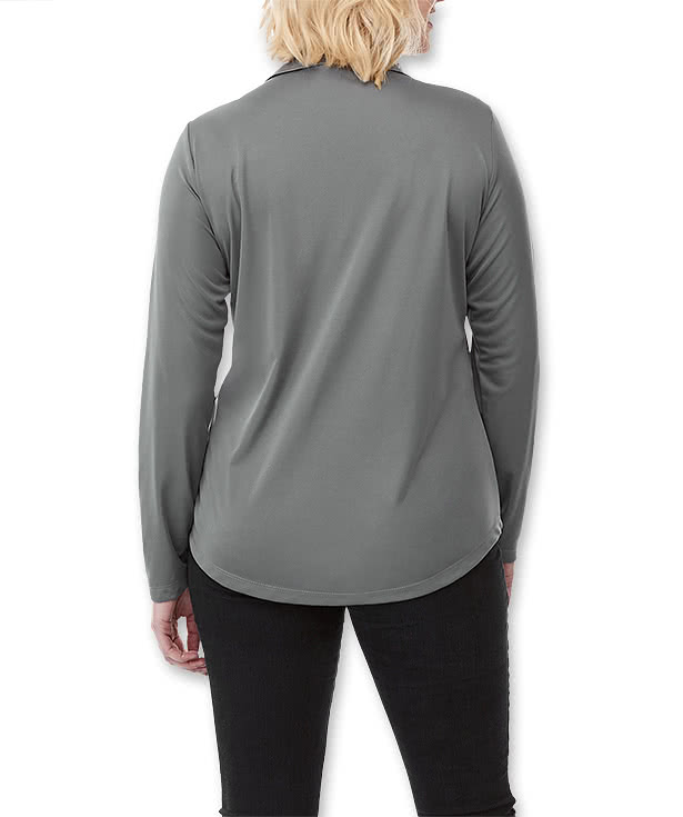 Elevate Women's Mori Snag Resistant Long Sleeve Performance Polo