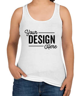 Canada - Anvil Women's Tri-Blend Racerback Tank - Color: White