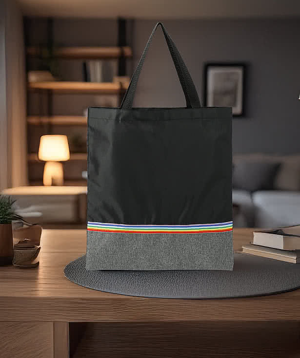 Rainbow Recycled Convention Tote Bag