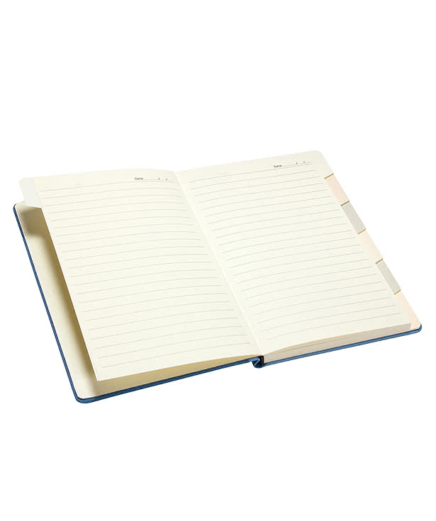 Debossed Corona Textured Hard Cover Notebook