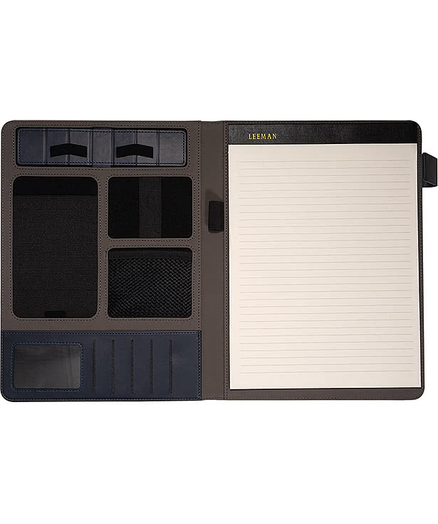 Debossed Leeman Tuscany Tech Padfolio
