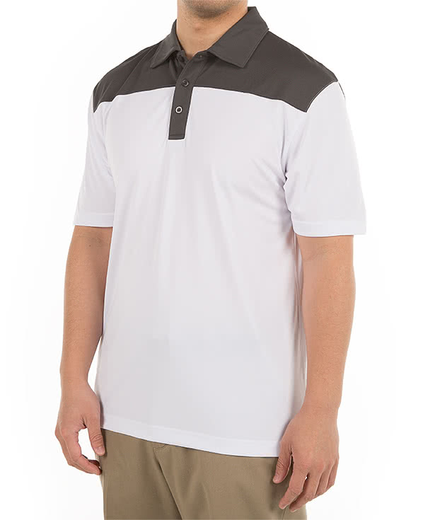 Clique by Cutter & Buck Colorblock Performance Polo