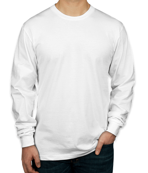 American Apparel Long Sleeve T-shirt in White