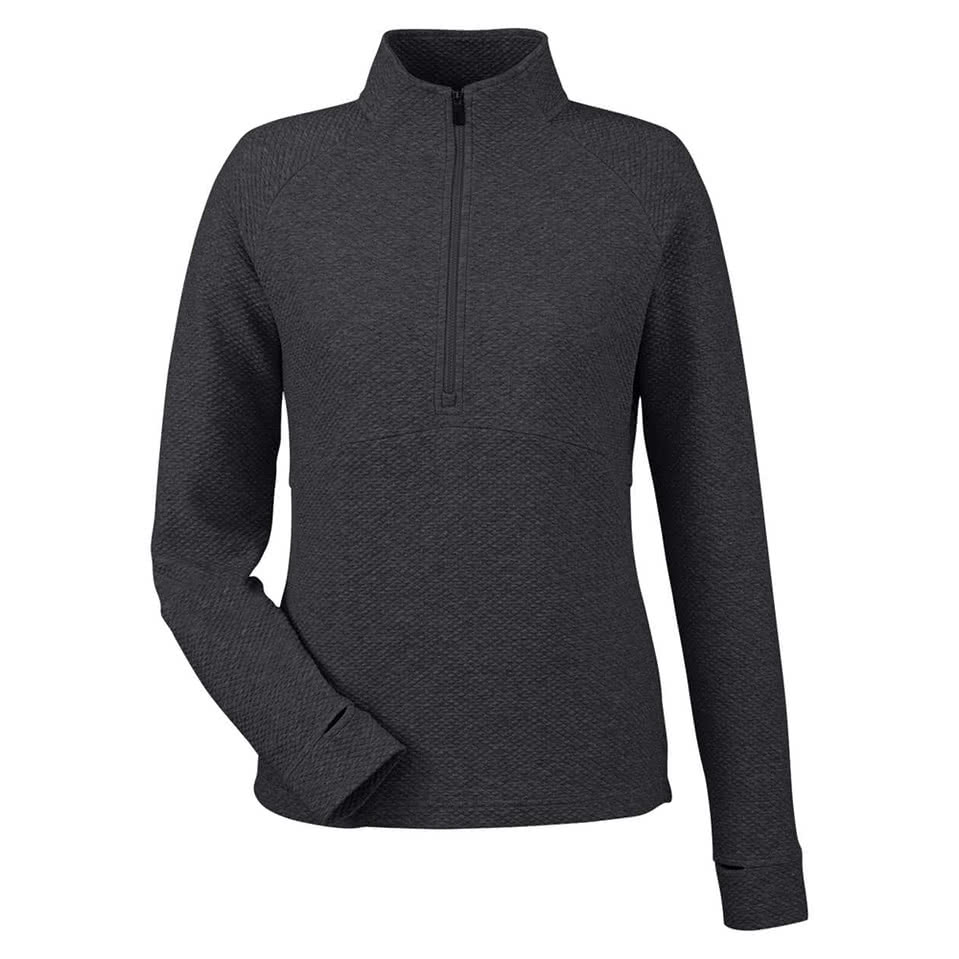 North End Women's Spirit Textured Quarter Zip Pullover