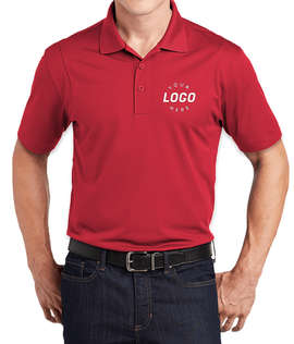 Sport-Tek Sport-Wick Micro Pique Performance Polo - Color: True Red