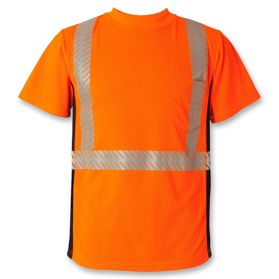 Kishigo Black Series® Breathable Tape Class 2 Safety T-Shirt