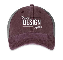 Legacy Dashboard Trucker Hat - Color: Burgundy / Grey