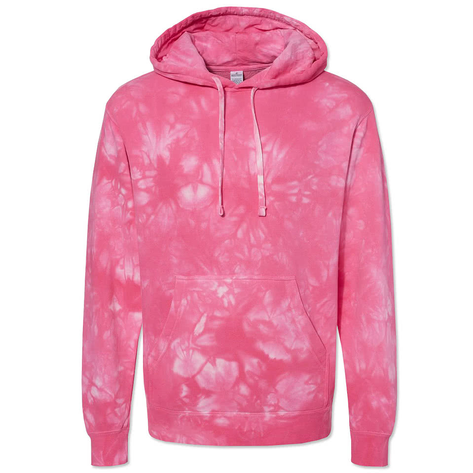 Custom ink tie dye hot sale hoodie