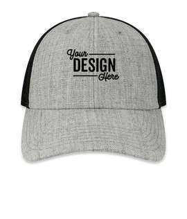 Legacy Lo-Pro Snapback Trucker Hat - Color: Heather Grey / Black