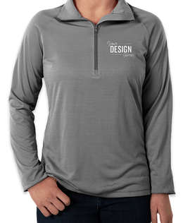 Under Armour Women's Tech Stripe Quarter Zip Performance Shirt